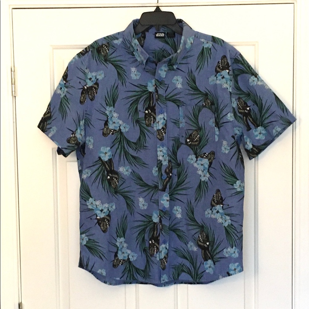 Star Wars men’s Chewbacca print shirt